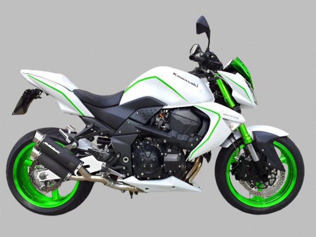 Erschwingliche Kawasaki Z1000 Motorrad Verkleidung 2007-2009 - Weiss Grun