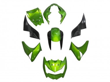 Erschwingliche Kawasaki Z1000 Motorrad Verkleidung 2007-2009 - Grun Schwarz