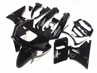 Erschwingliche Kawasaki ZZR400 Motorrad Verkleidung 1993-2007 - Glanzendes Schwarz