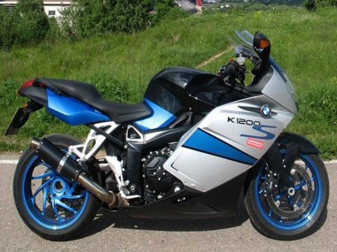 Erschwingliche BMW K1200S Motorrad Verkleidung 2005-2010 - Silber Blau Schwarz