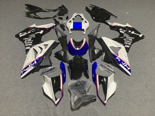 Erschwingliche BMW S1000RR Motorrad Verkleidung Kit 2009-2014 - Weiss Rot Blau Glanzendes Schwarz HP