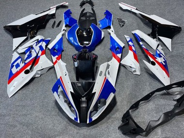 Erschwingliche BMW S1000RR Motorrad Verkleidung 2009-2014 - Weiss Rot Blau Glanzendes Schwarz Tyco