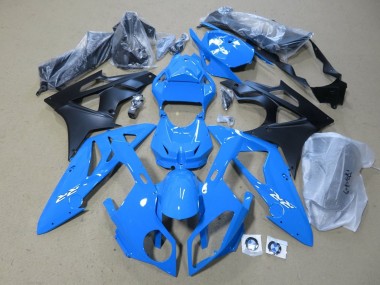 Erschwingliche BMW S1000RR Motorrad Verkleidung 2009-2014 - Blau Matt Schwarz