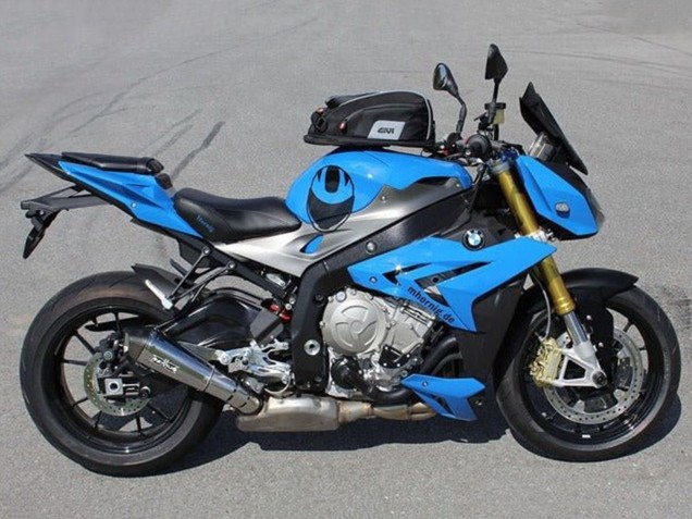 Erschwingliche BMW S1000RR Motorrad Verkleidung 2015-2016 - Silber Blau