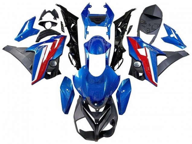 Erschwingliche BMW S1000RR Motorrad Verkleidung 2015-2016 - Blau Rot Schwarz