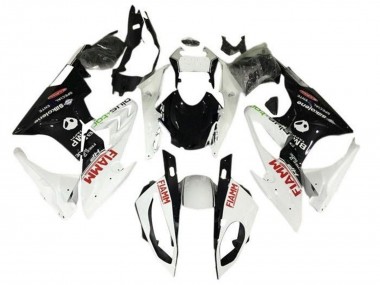Erschwingliche BMW S1000RR Motorrad Verkleidung 2015-2016 - Perl Weiss Schwarz Fiamm