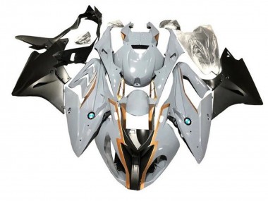 Erschwingliche BMW S1000RR Motorrad Verkleidung 2015-2016 - Nardo Grau Gold Matt Schwarz