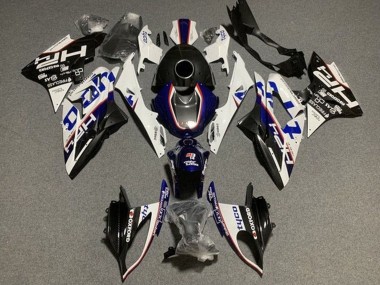 Erschwingliche BMW S1000RR Motorrad Verkleidung 2017-2018 - Weiss Blau Schwarz Tyco