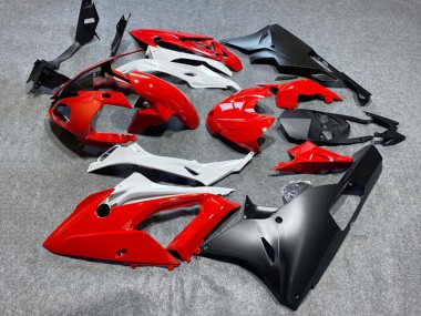 Erschwingliche BMW S1000RR Motorrad Verkleidung 2017-2018 - Rot Weiss Matt Schwarz