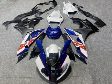 Erschwingliche BMW S1000RR Motorrad Verkleidung 2019-2022 - Blau Weiss Rot Schwarz