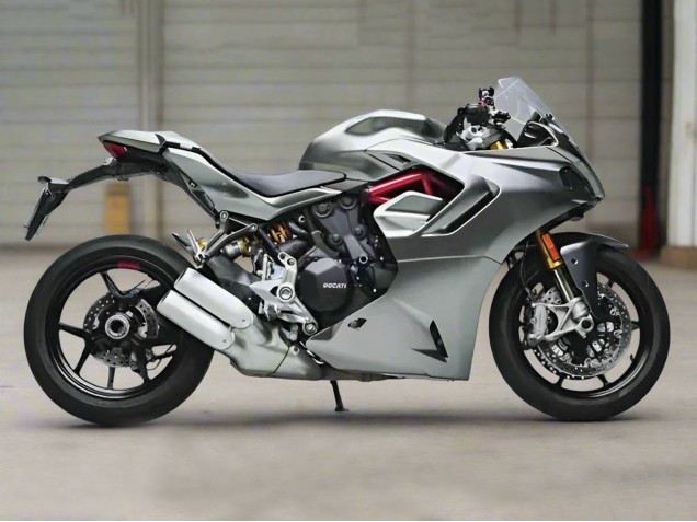 Erschwingliche Ducati 2021-2024 Ducati Supersport 950/950S Motorrad Verkleidung 2021-2024 - Silber