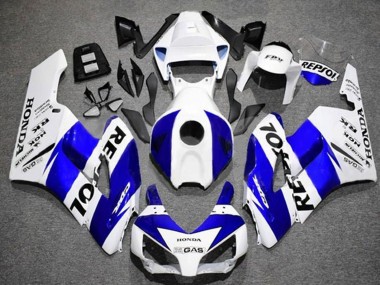Erschwingliche Honda CBR1000RR Motorrad Verkleidung 2004-2005 - Weiss Blau Schwarz Repsol