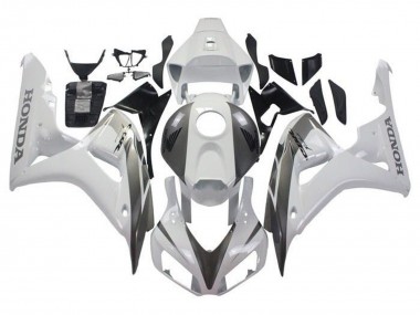 Erschwingliche Honda CBR1000RR Motorrad Verkleidung 2006-2007 - Weiss Grau