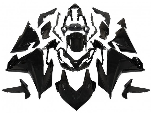 Erschwingliche Honda CBR500R Motorrad Verkleidung 2019-2021 - Glanzendes Schwarz