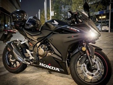 Erschwingliche Honda CBR500R Motorrad Verkleidung 2022-2023 - Matt Schwarz Weiss Rot