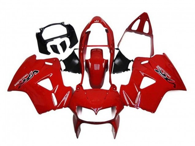 Erschwingliche Honda VFR 800 Motorrad Verkleidung 2002-2013 - Rot Schwarz Weiss