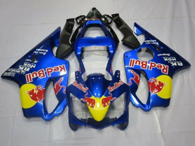 Erschwingliche Honda CBR600 F4i Motorrad Verkleidung 2001-2003 - Blau Gelb Red Bull