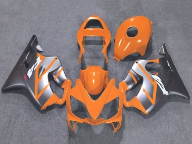 Erschwingliche Honda CBR600 F4i Motorrad Verkleidung 2001-2003 - Silber Orange