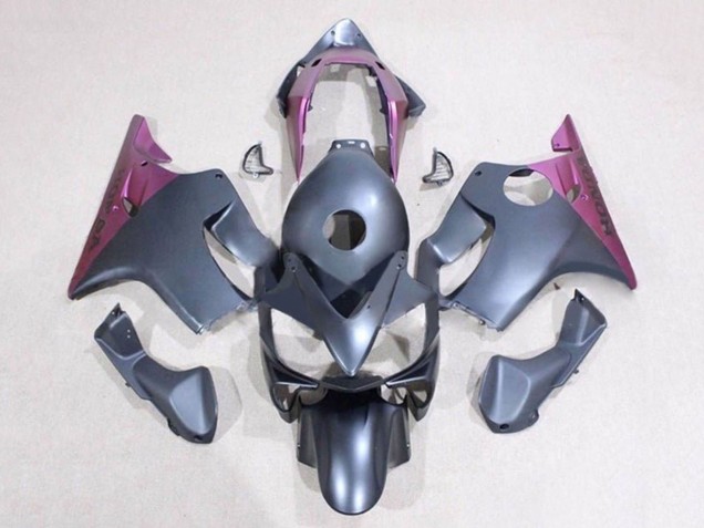 Erschwingliche Honda CBR600 F4i Motorrad Verkleidung 2004-2007 - Matt Grau Hellviolett