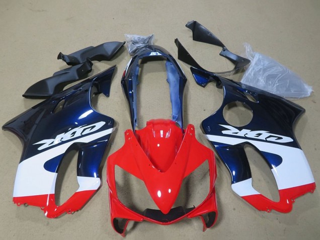 Erschwingliche Honda CBR600 F4i Motorrad Verkleidung 2004-2007 - Rot Weiss Blau