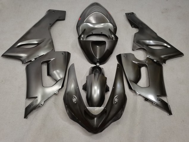 Erschwingliche Kawasaki ZX6R Motorrad Verkleidung 2005-2006 - Flussiges Silber