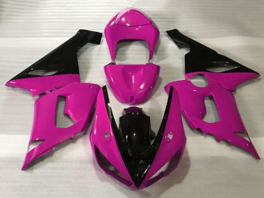 Erschwingliche Kawasaki ZX6R Motorrad Verkleidung 2005-2006 - Rosa Schwarz