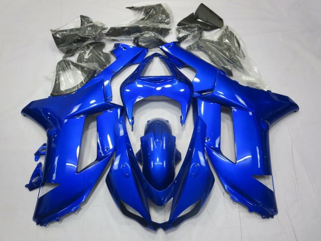 Erschwingliche Kawasaki ZX6R Motorrad Verkleidung 2007-2008 - Blau
