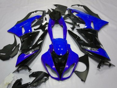 Erschwingliche Kawasaki ZX6R Motorrad Verkleidung 2007-2008 - Blau Schwarz Weiss