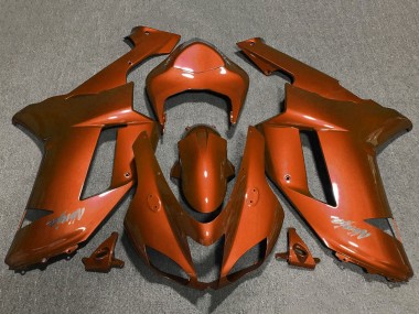 Erschwingliche Kawasaki ZX6R Motorrad Verkleidung 2007-2008 - Orange