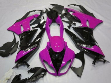 Erschwingliche Kawasaki ZX6R Motorrad Verkleidung 2007-2008 - Rosa Schwarz