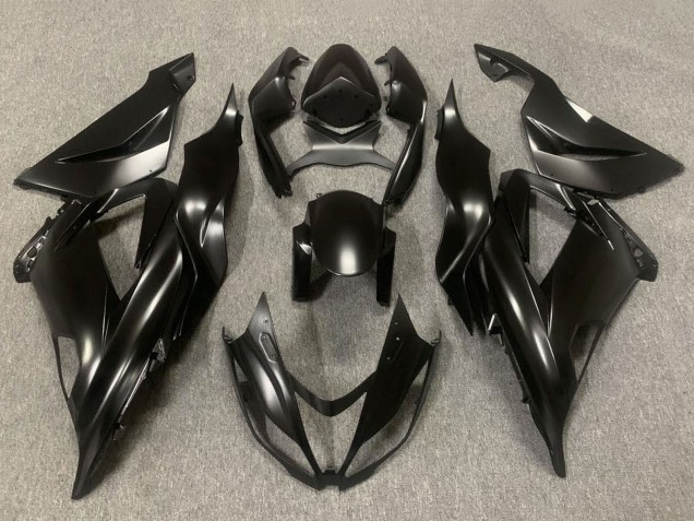 Erschwingliche Kawasaki ZX6R Motorrad Verkleidung 2013-2018 - Matt Schwarz