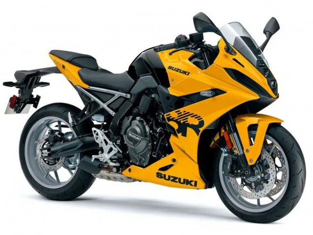Erschwingliche Suzuki GSX8R Motorrad Verkleidung 2024-2025 - Gelb