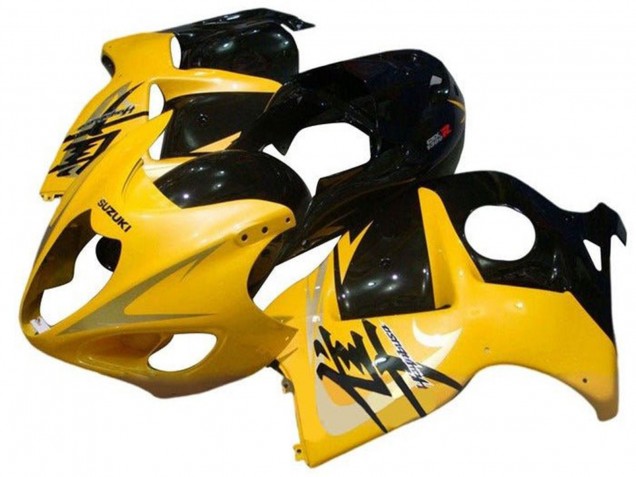 Erschwingliche Suzuki GSXR 1300 Hayabusa Motorrad Verkleidung 1996-2007 - Gelb Schwarz