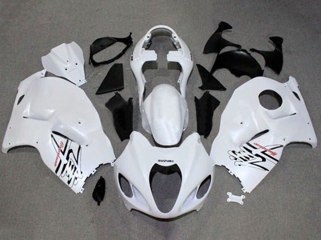 Erschwingliche Suzuki GSXR 1300 Hayabusa Motorrad Verkleidung 1996-2007 - Weiss