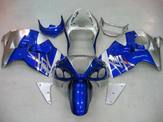 Erschwingliche Suzuki GSXR 1300 Hayabusa Motorrad Verkleidung 1996-2007 - Blau Silber Rot