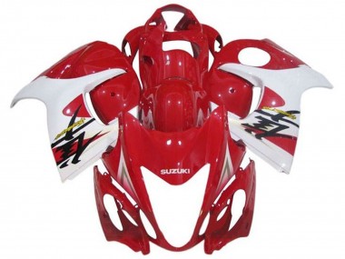 Erschwingliche Suzuki GSXR 1300 Hayabusa Motorrad Verkleidung 2008-2020 - Rot Weiss Schwarz Gold