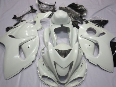 Erschwingliche Suzuki GSXR 1300 Hayabusa Motorrad Verkleidung 2008-2020 - Weiss