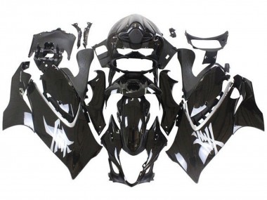 Erschwingliche Suzuki GSXR 1300 Hayabusa Motorrad Verkleidung 2021-2025 - Glanzendes Schwarz