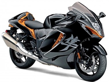 Erschwingliche Suzuki GSXR 1300 Hayabusa Motorrad Verkleidung 2021-2025 - Schwarzes Gold