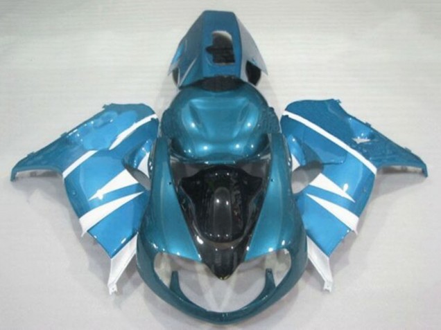 Erschwingliche Suzuki TL1000R Motorrad Verkleidung 1998-2003 - Hellblau Weiss Schwarz