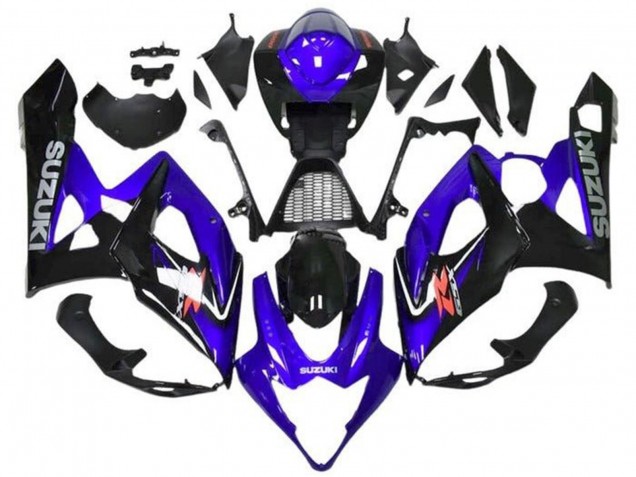 Erschwingliche Suzuki GSXR 1000 Motorrad Verkleidung 2005-2006 - Blau Schwarz Grau