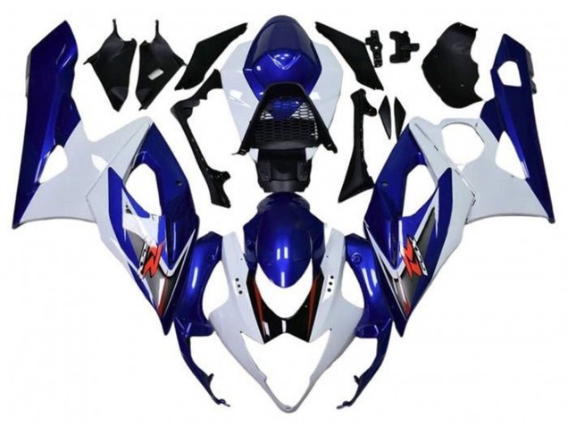 Erschwingliche Suzuki GSXR 1000 Motorrad Verkleidung 2005-2006 - Weiss Blau Rot
