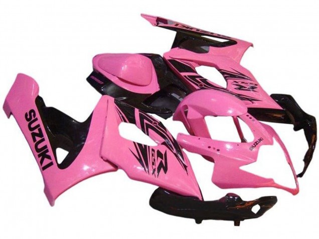 Erschwingliche Suzuki GSXR 1000 Motorrad Verkleidung 2005-2006 - Rosa Schwarz
