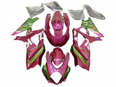 Erschwingliche Suzuki GSXR 1000 Motorrad Verkleidung 2005-2006 - Rosa Grun