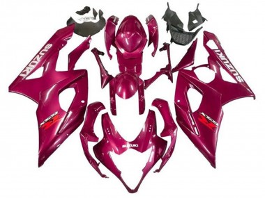 Erschwingliche Suzuki GSXR 1000 Motorrad Verkleidung 2005-2006 - Rot Magenta