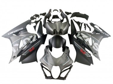 Erschwingliche Suzuki GSXR1000 Motorrad Verkleidung 2017-2024 - Matt Silber Matt Schwarz