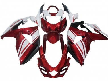 Erschwingliche Suzuki GSXR 1000 Motorrad Verkleidung 2009-2016 - Weiss Rot