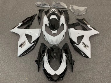 Erschwingliche Suzuki GSXR 1000 Motorrad Verkleidung 2009-2016 - Weiss Schwarz