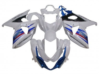 Erschwingliche Suzuki GSXR 1000 Motorrad Verkleidung 2009-2016 - Weiss Blau Rot Schwarz