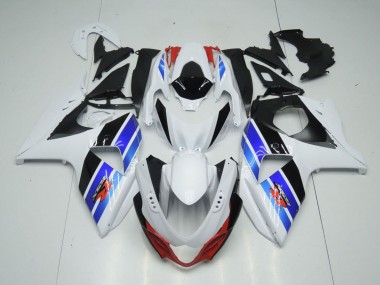 Erschwingliche Suzuki GSXR 1000 Motorrad Verkleidung 2009-2016 - Weiss Schwarz Blau Rot